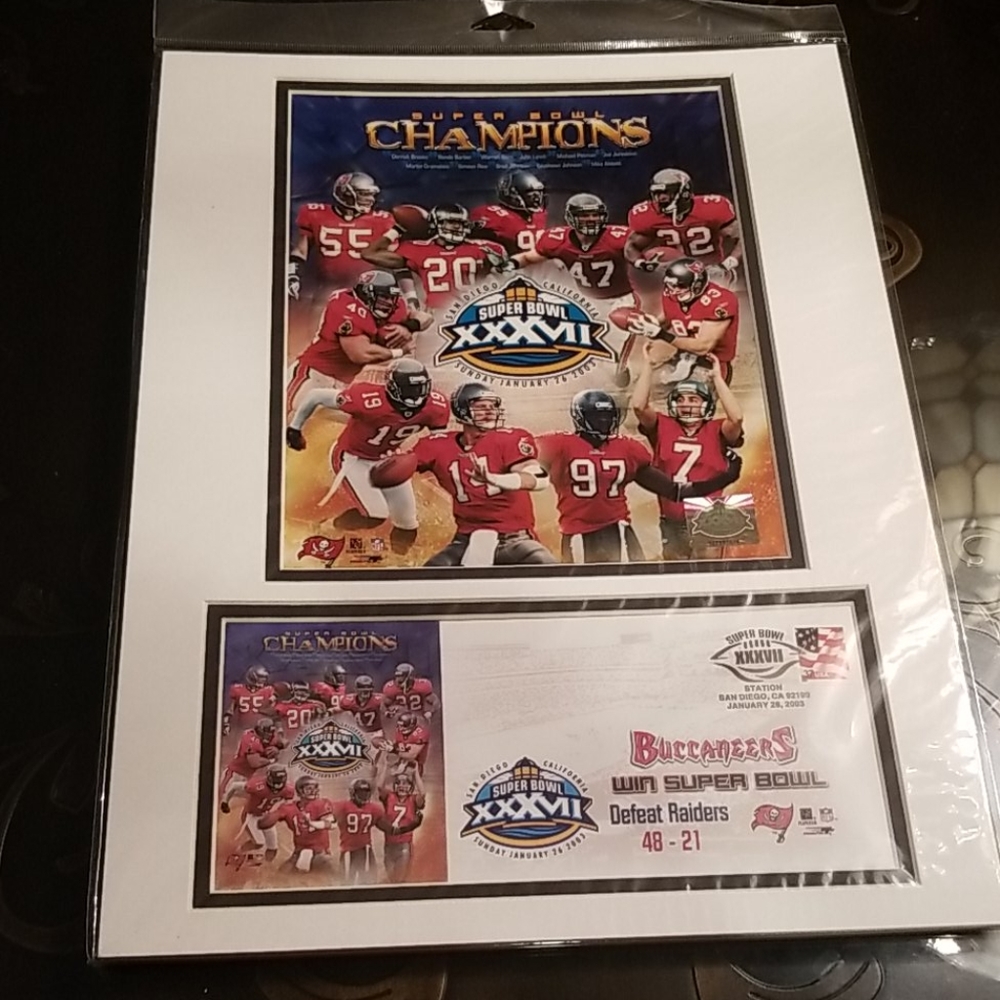 Superbowl Tampa Bay Buccanneers Winners Stamp NEW First Day Satmp Cover